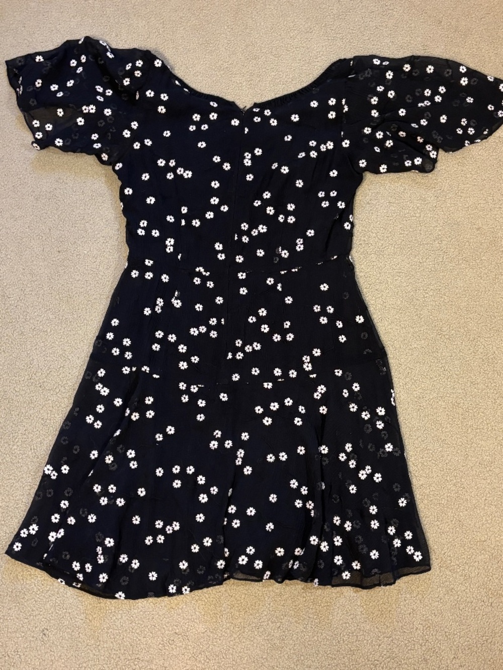 Rebecca Taylor Floral Midi Dress
